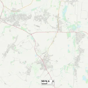 Central Bedfordshire SG16 6 Map