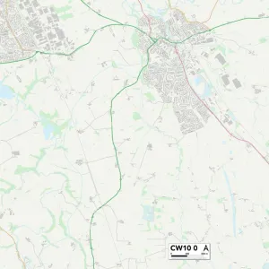 Cheshire East CW10 0 Map