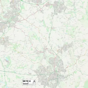 Postcode Sector Maps Collection: SK - Stockport