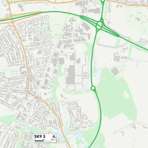 Cheshire East SK9 3 Map