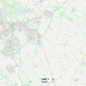 Cheshire West and Chester CW9 7 Map