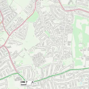 Croydon CR0 7 Map