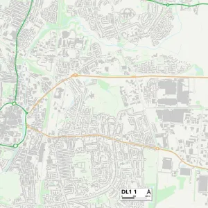 Darlington DL1 1 Map