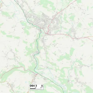 Derbyshire Dales DE4 3 Map