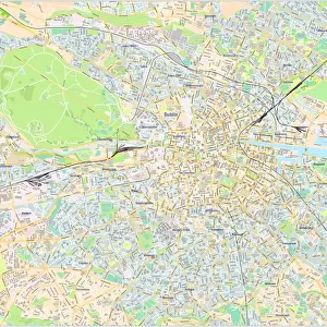 Dublin City Centre Street Map