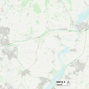 East Northamptonshire NN14 4 Map