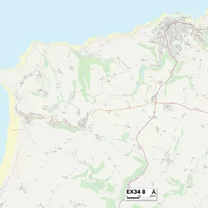 Exeter EX34 8 Map