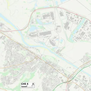 Flintshire CH5 4 Map