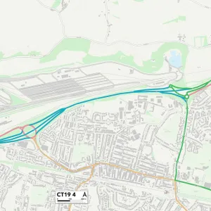 Folkestone CT19 4 Map