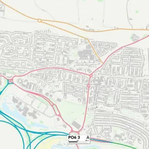 Hampshire PO6 3 Map