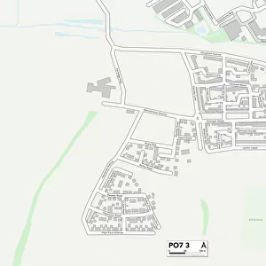 Hampshire PO7 3 Map