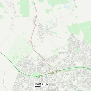 Hampshire RG24 9 Map