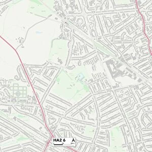 Harrow HA2 6 Map