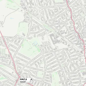 Harrow HA2 6 Map