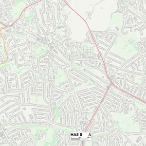 Harrow HA5 5 Map