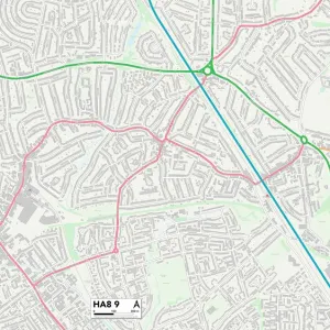 Harrow HA8 9 Map