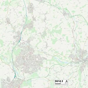 Hertfordshire SG14 2 Map