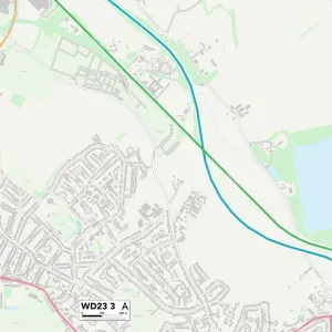 Hertsmere WD23 3 Map