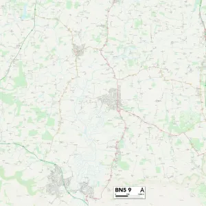 Horsham BN5 9 Map