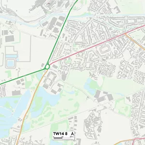 Hounslow TW14 8 Map