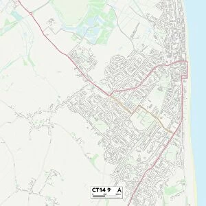 Kent CT14 9 Map