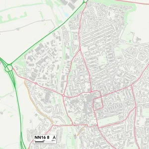 Postcode Sector Maps Collection: NN - Northampton