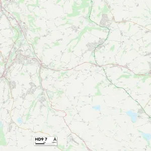 Kirklees HD9 7 Map