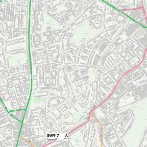 Lambeth SW9 7 Map