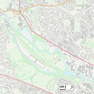 Postcode Sector Maps Collection: LS - Leeds