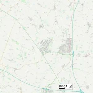 Leicester LE17 4 Map