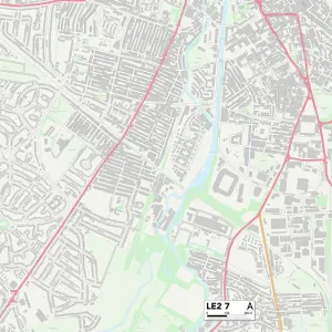 Leicester LE2 7 Map