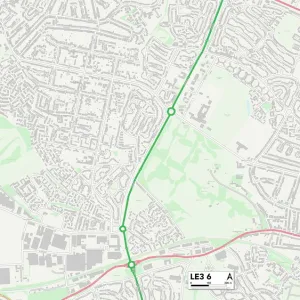 Leicester LE3 6 Map