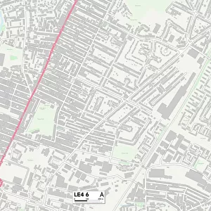 Leicester LE4 6 Map
