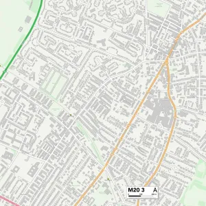 Postcode Sector Maps Collection: M - Manchester