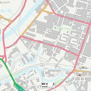 Manchester M3 4 Map