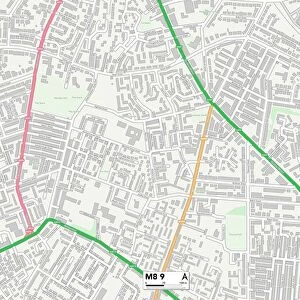 Manchester M8 9 Map