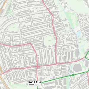 Merton SW19 1 Map