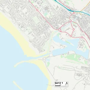 Neath Port Talbot SA13 1 Map