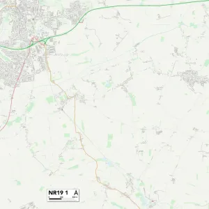 Norfolk NR19 1 Map