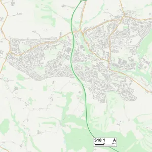 North East Derbyshire S18 1 Map