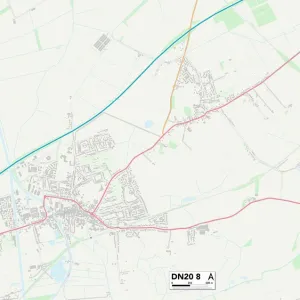 North Lincolnshire DN20 8 Map