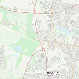 North Tyneside NE12 7 Map