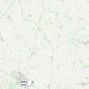 North Warwickshire CV9 3 Map