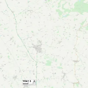 North Yorkshire YO61 3 Map