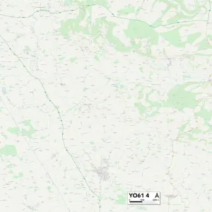 North Yorkshire YO61 4 Map