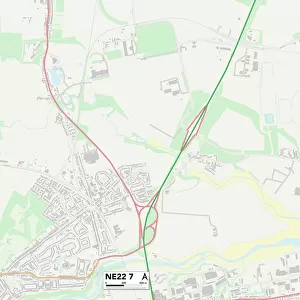Northumberland NE22 7 Map
