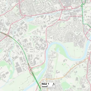 Nottingham NG2 1 Map