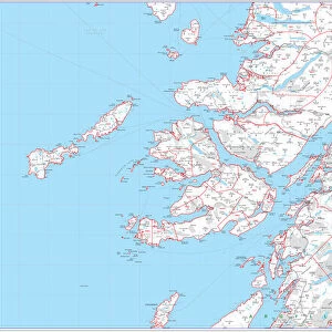 Postcode Sector Map sheet 27 Mull and Tiree