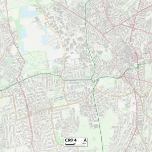 Croydon CR0 4 Postcode Sector Print Map Croydon CR0 4 Postcode Sector Print Map