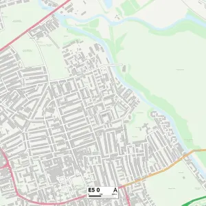 Hackney E5 0 Print Map Hackney E5 0 Print Map